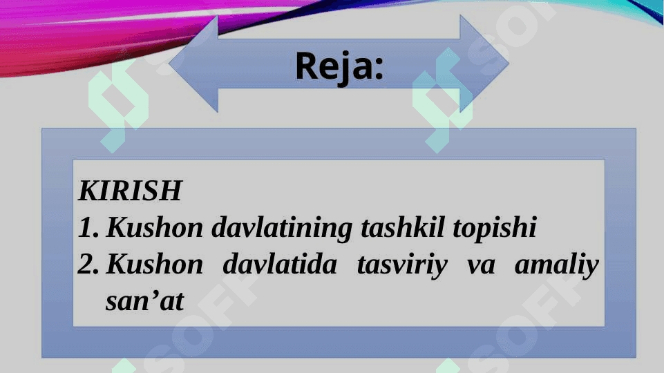 KUSHONLAR davlatida tasviriy va amaliy san'at 2