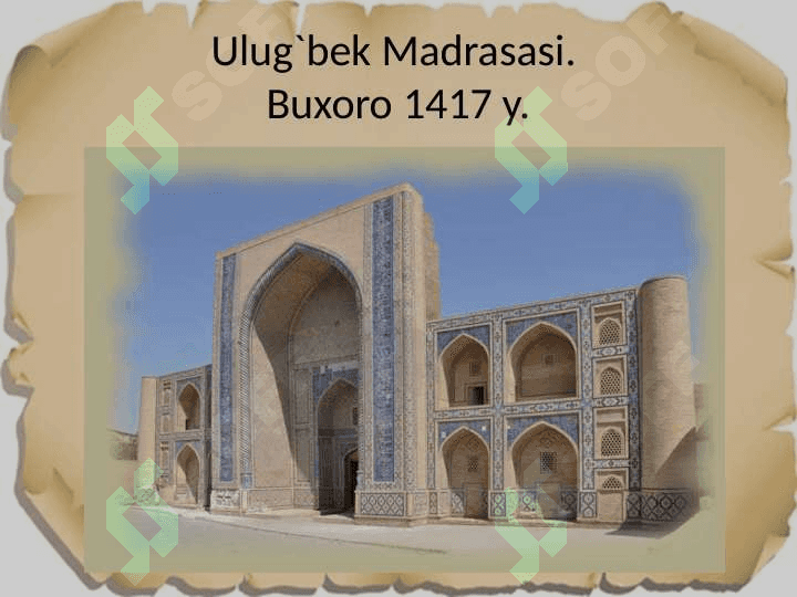Baytul-Hikma” allomalari haqida biografik ma’lumotlar tuzish. 8
