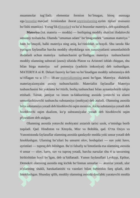 Materiya tushunchasi va uning xususiyatlari 3