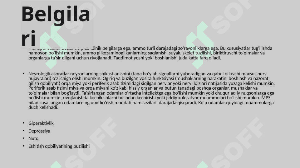 Mukopolisaxaridozlar 5