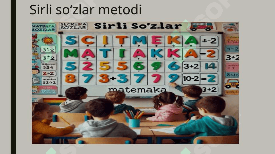 Interfaol metodlar matematika 3