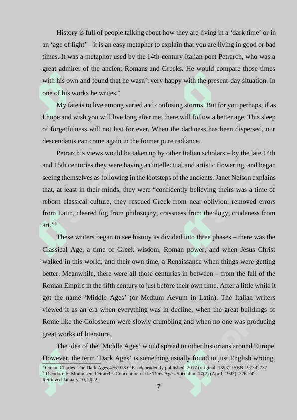 The dark ages 7