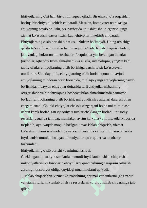 IJTIMOIY NE`MATLAR VA UMUMIY RESURSLAR 8