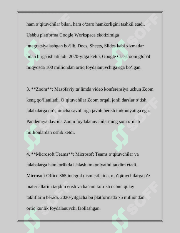 MASOFAVIY TAʼLIM TEXNOLOGIYALARI 8