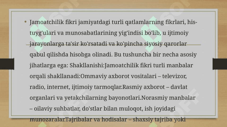 Jamoatchilik fikri satsiologiyasi 3