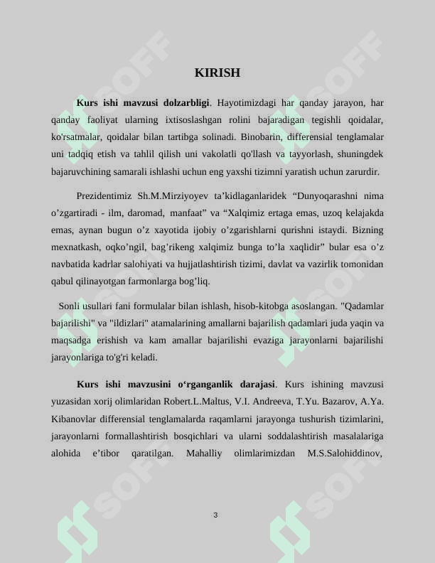 Chiziqli algebraik tenglamalarni yechishning iteratsion usullari. Yakobi usuli 3