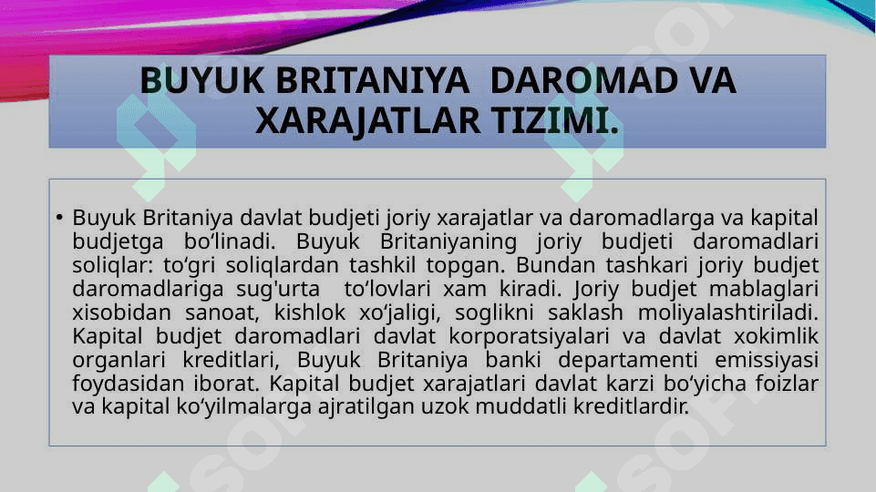 Buyuk Britaniya budjet tizimi 7