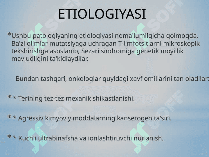 Sezari sindromi (teri limfotsitomasi) 5