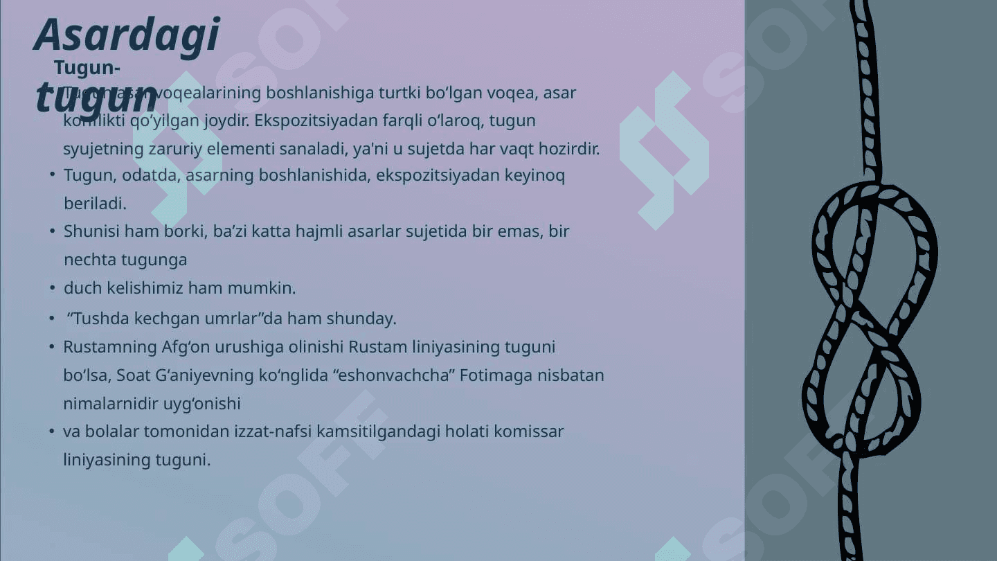 Tushda kechgan umrlar asar tahliliii 8
