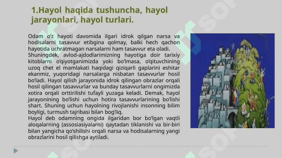 Hayol va xotira 3