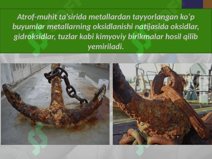 Metallar korroziyasi 3