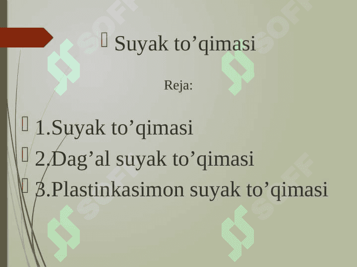Suyak to`qimasi 2