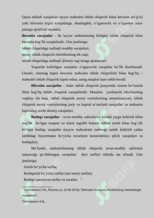 TOVAR-MODDIY ZAXIRALAR TUSHUNCHASI VA HISOBGA OLISH VAZIFALARI 8