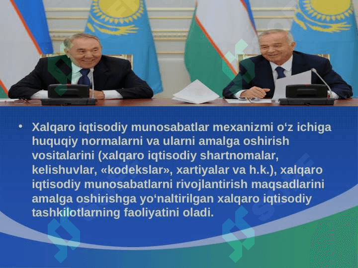 Xalqaro iqtisodiy aloqalar va integratsiya 5