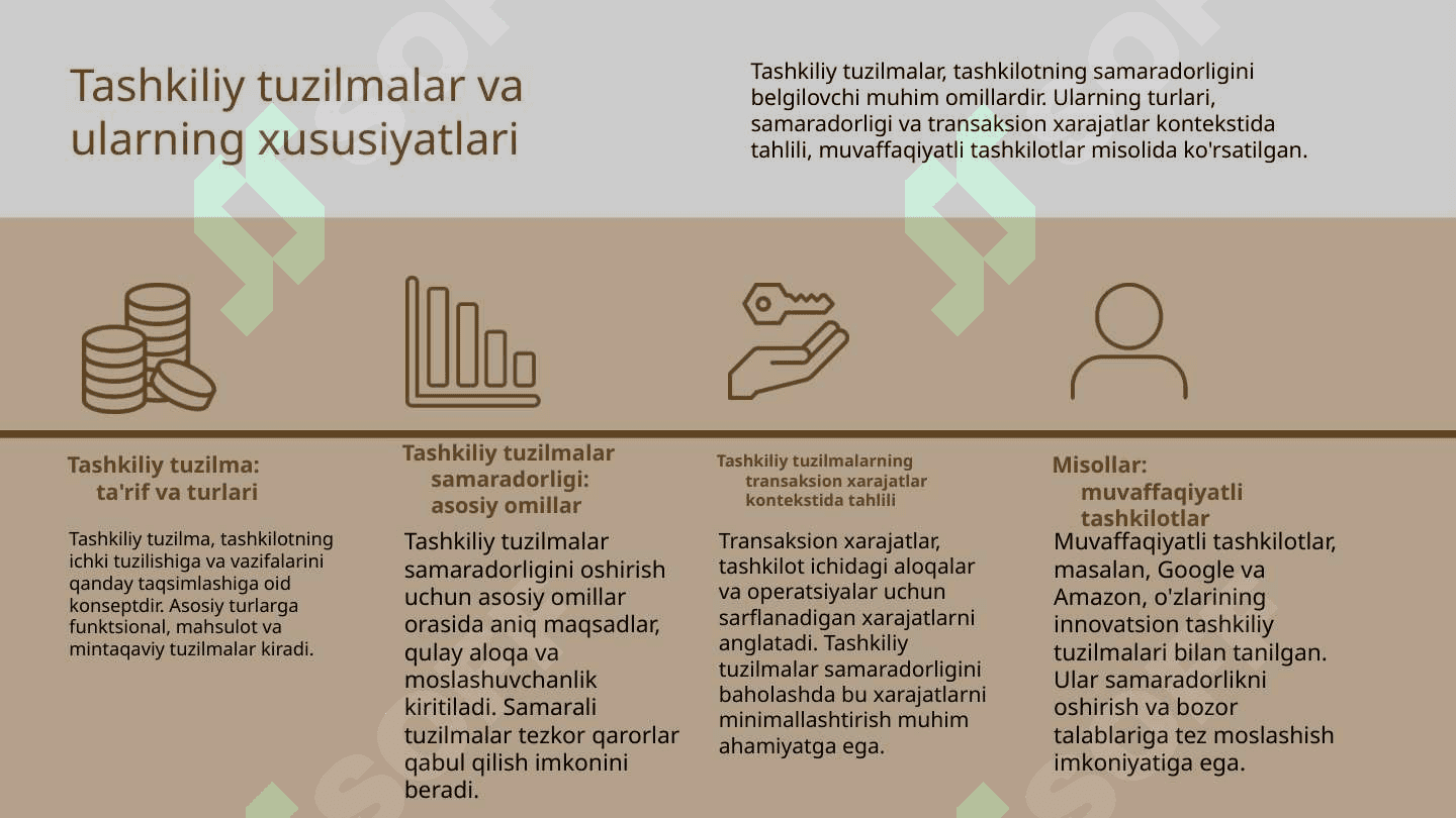 Tashkilotni amaliy tahlil qilish nazariyasi 4