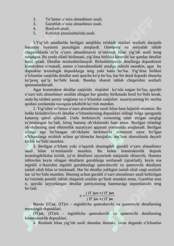 Yengil avtomobillarni umumiy yigʻish ishlab chiqarish jarayoni 3
