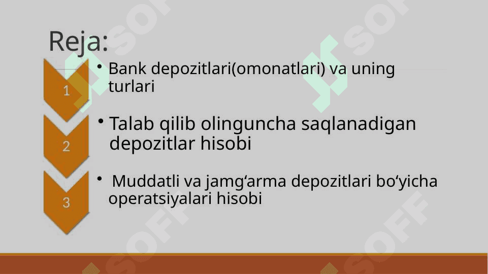 Banklarda deposit operatsiyalari  hisobi 3