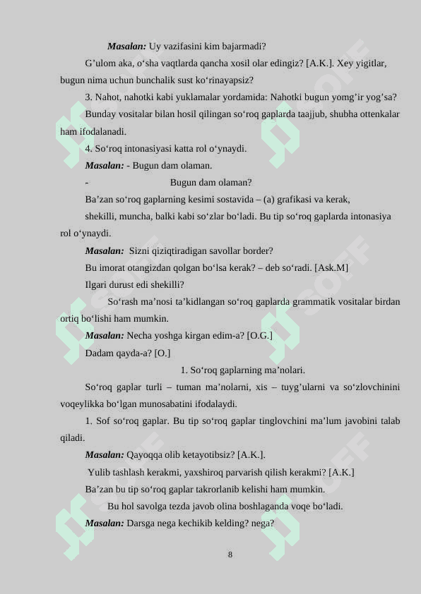 DAVLAT MOLIYASIDAGI MOLIYAVIY SIYOSAT 8