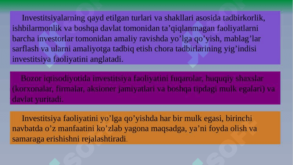 Biznesda investitsion baholashning amaliy jihatlari 4