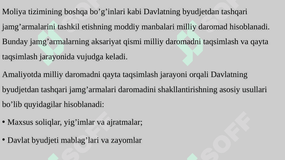 DAVLAT MAQSADLI JAMG‘ARMALARI 8