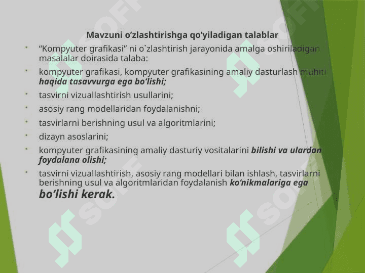 KOMPYUTER GRAFIKASI VA UNING TURLARI 4