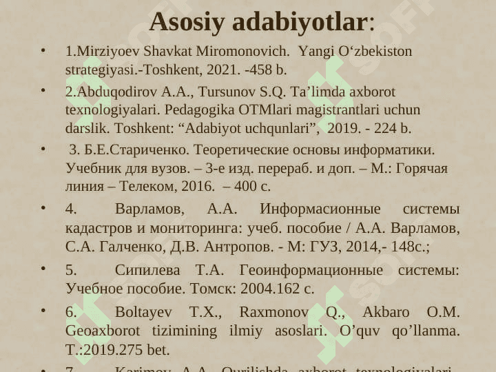 “Ta’limda axborot texnologiyalari” fani 4
