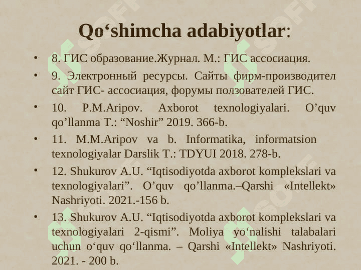 “Ta’limda axborot texnologiyalari” fani 5