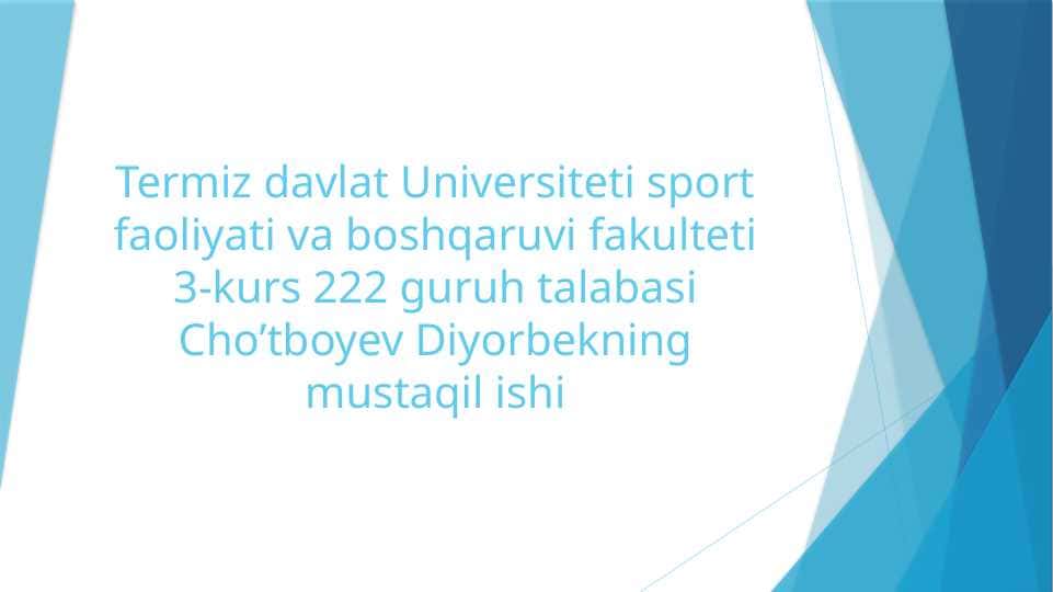 Sport biomexanikasi