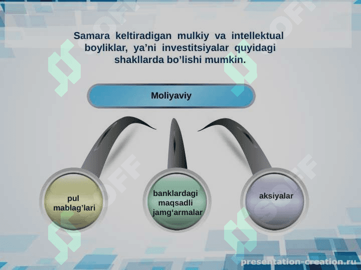 INVESTISIYALARNING IQTISODIY MAZMUNI VA MOHIYATI 7