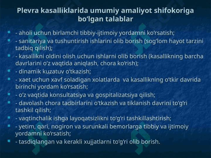 Plevra kasalliklari 8