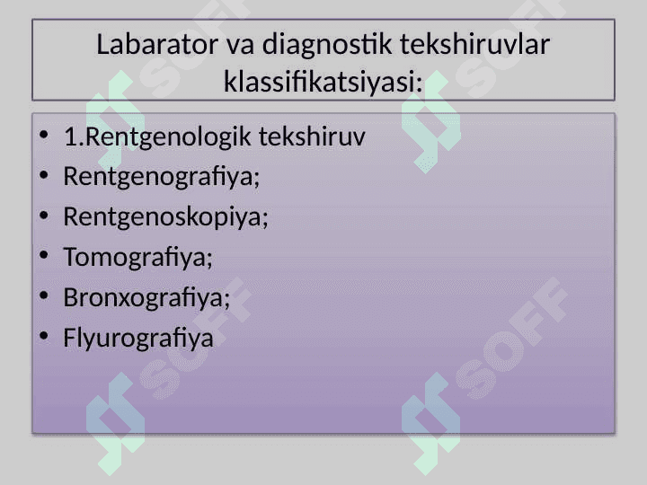 Nafas sistemasi diagnostikasi va labarator tekshiruvi 2