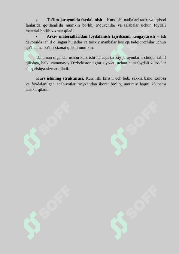 20-YILLAR O‘ZBEKISTONDA YER-SUV ISLOHOTI 6