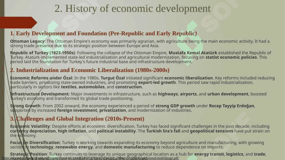 The economy of Turkey 7