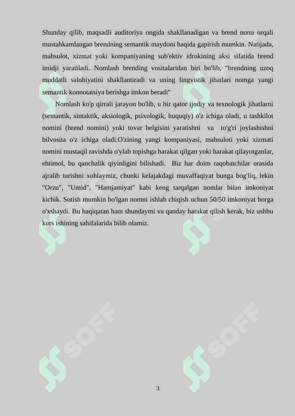 BRENDNI  NOMLASH 3