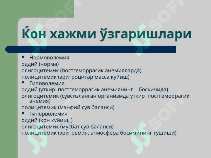Камқонлик патофизиологияси 4