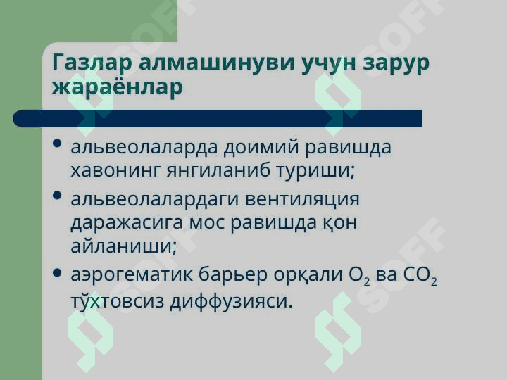 Ташқи нафас тизими патофизиологияси 3