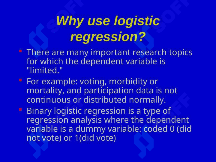 An Introduction to Logistic Regression 4