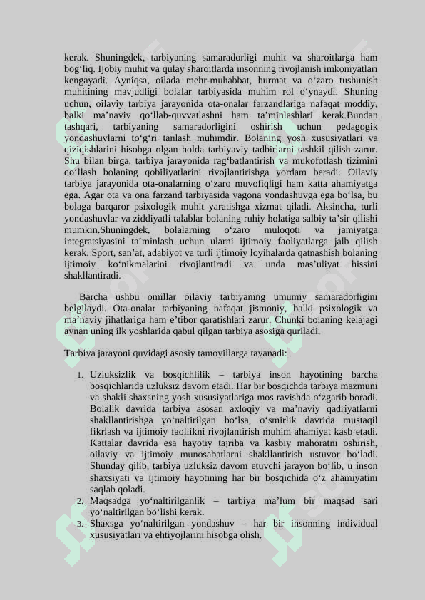 Tarbiyada oilaviy udumlar va an’analar  KURS ISHI 7