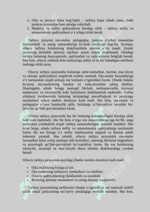 Tarbiyada oilaviy udumlar va an’analar  KURS ISHI 8