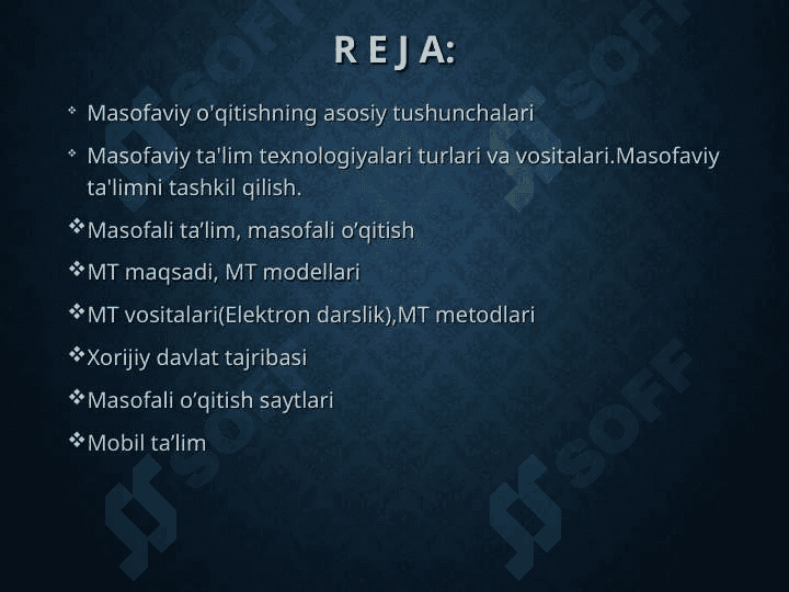 Masofaviy ta`lim texnologiyalari 2