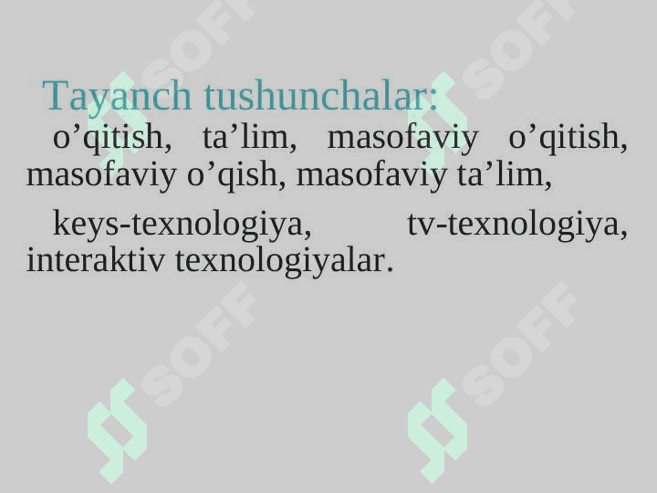 Masofaviy ta`lim texnologiyalari 3