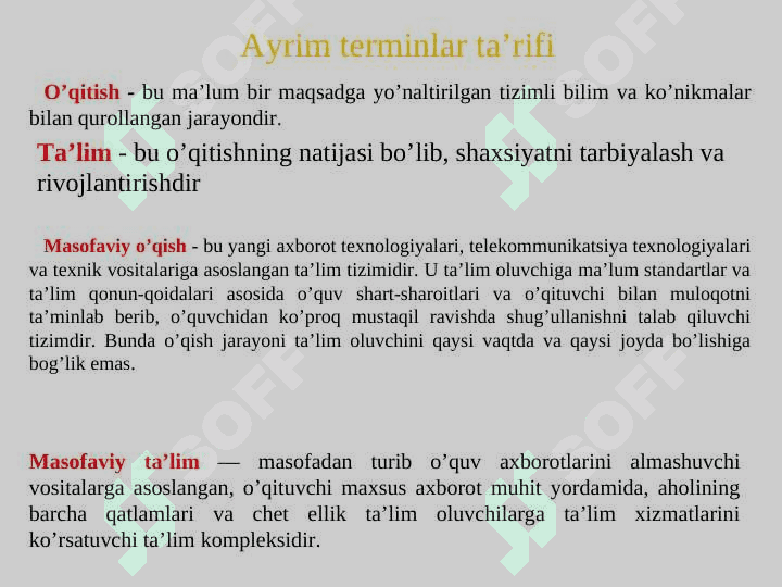 Masofaviy ta`lim texnologiyalari 7
