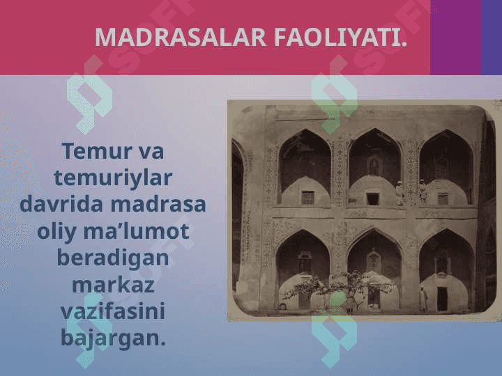 O’rta Osiyo ta’lim tizimi 2