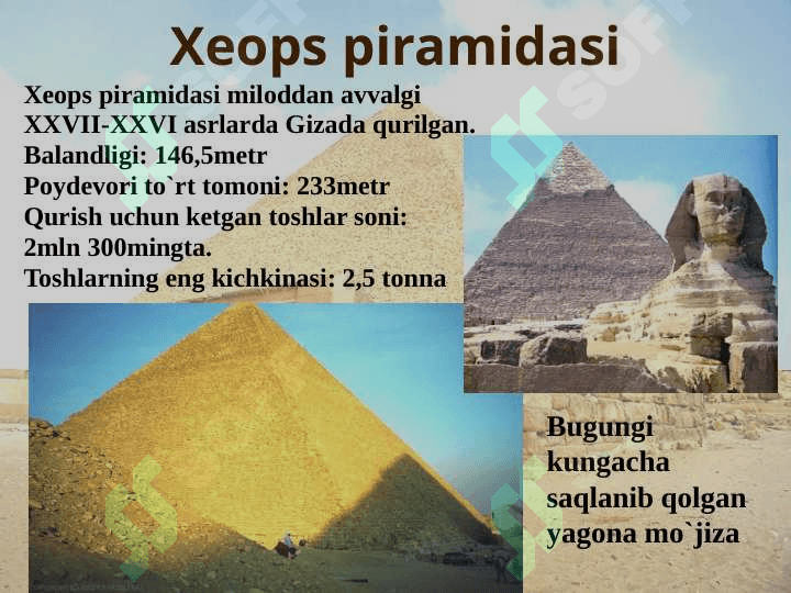 Dunyoning yetti moʻjizasi 4