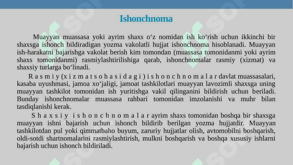 MA’LUMOT-AXBOROT HUJJATLARI. MA’LUMOT-AXBOROT HUJJATLARINING RASMIYLASHTIRILISHI 6