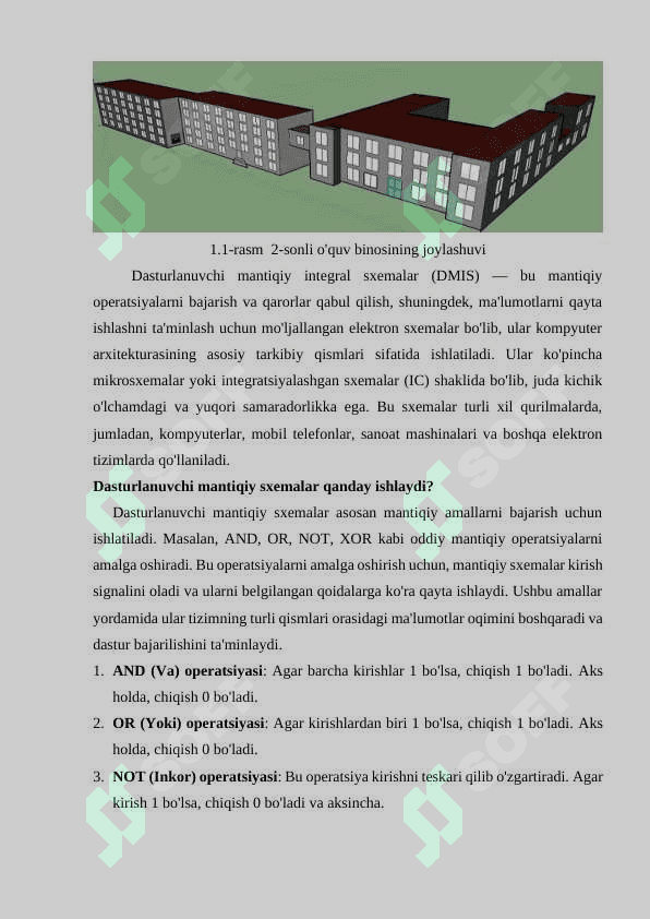 Turli binolarda joylashgan korxonaning lokal tarmog'ini loyihalash 8