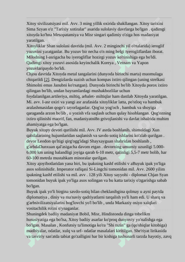 Xitoy  xalq  respublikasining   demografik  xususiyatlari. 8