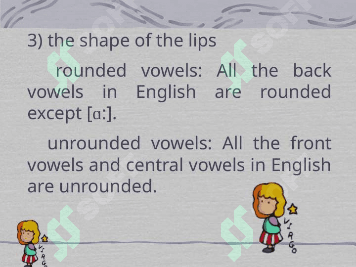 Vovels in the English language 5