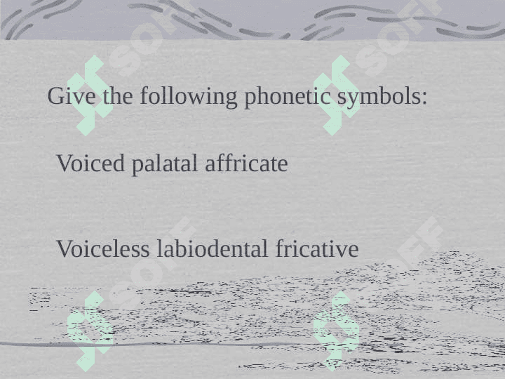 Vovels in the English language 7