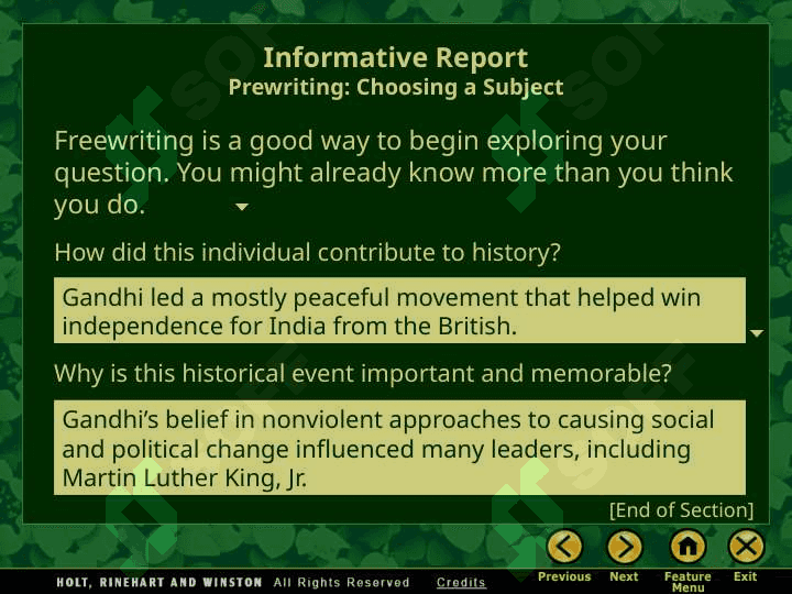 Informative Report 7